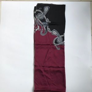 100% pure silk hand rolled long scarf NEW 😍